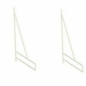 IKEA PERSHULT Bracket (2 pack) White 11 3/4 x 11 3/4" Wall Shelf 203.998.95
